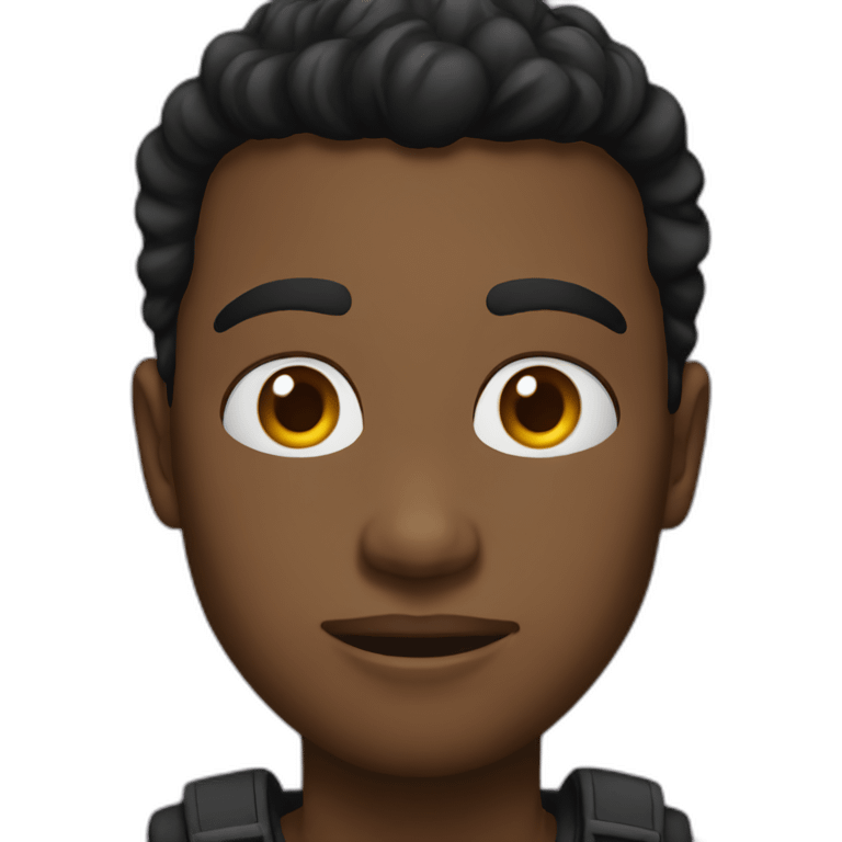 Black m emoji