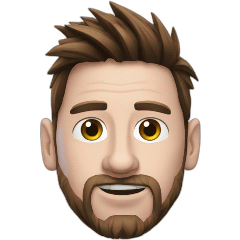 Messi sur spider emoji