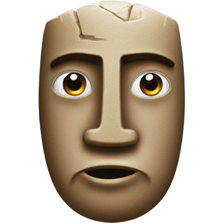 Easter egg island head with hearts emoji