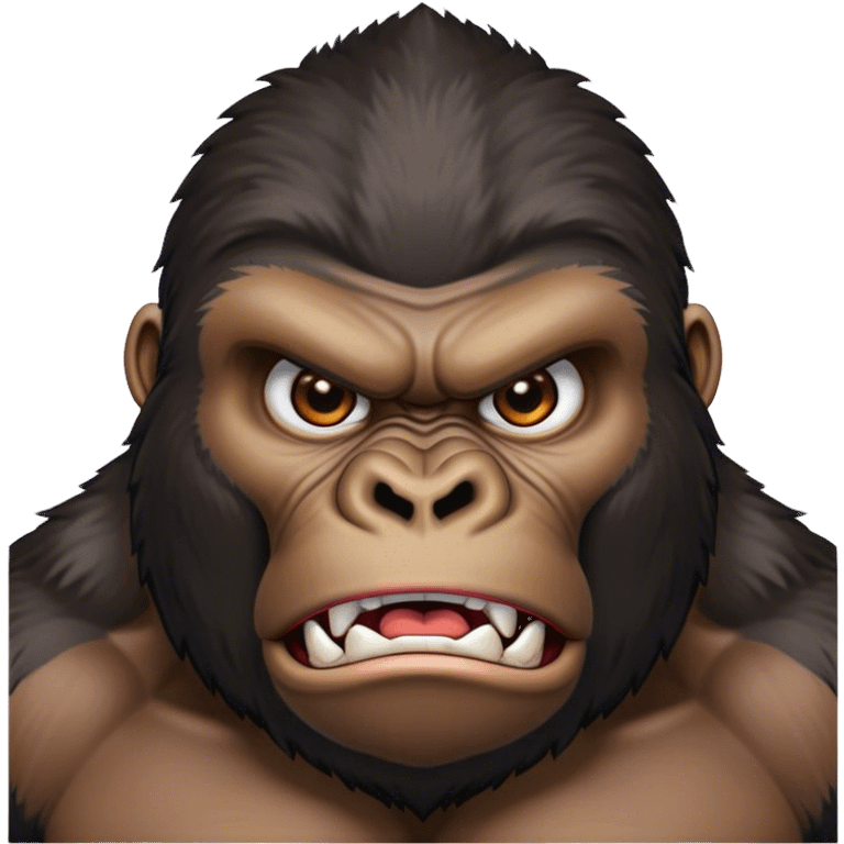 Angry buff Gorilla emoji