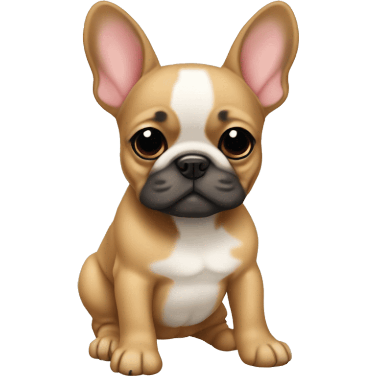 Fawn frenchie pup emoji