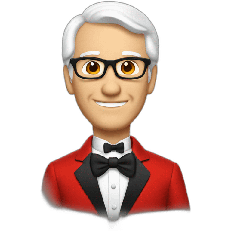 steve martin in a red tuxedo emoji