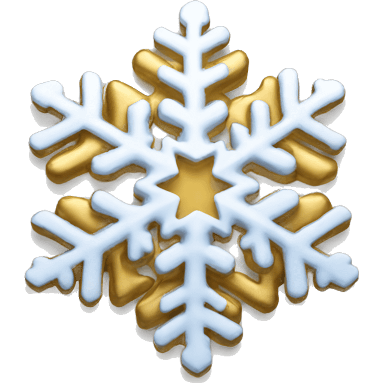 snowflake gold emoji