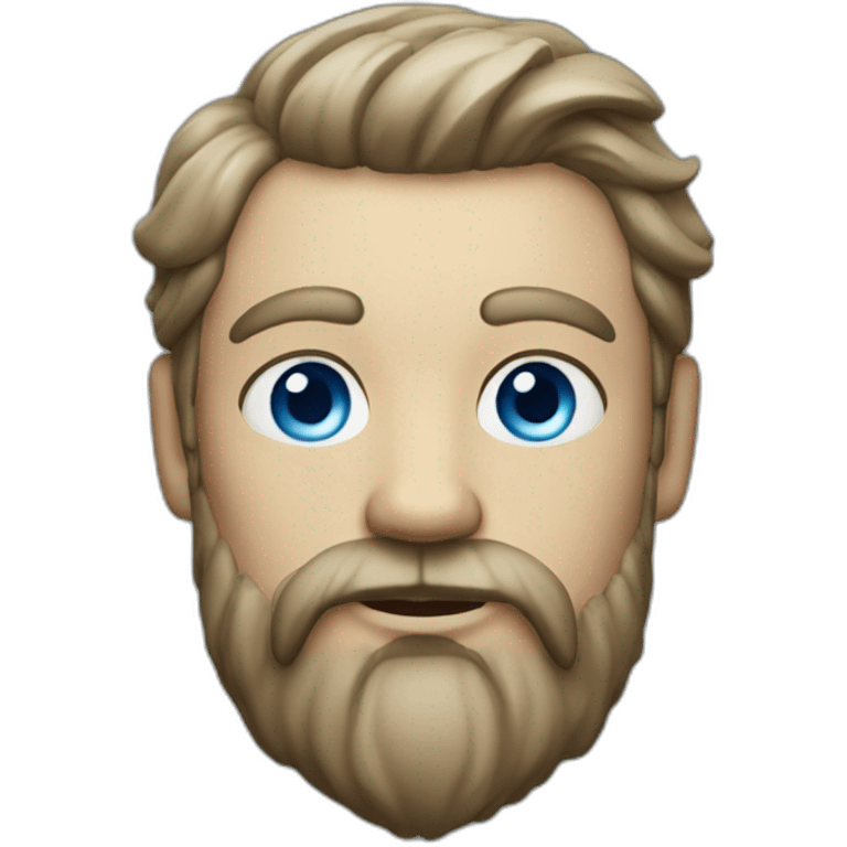 gleddyn with blue eyes and a beard emoji