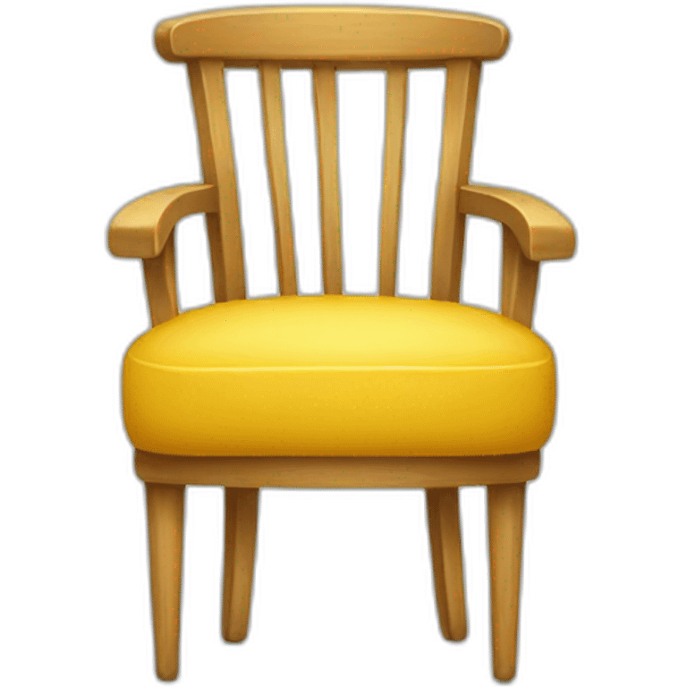 yellow chair emoji