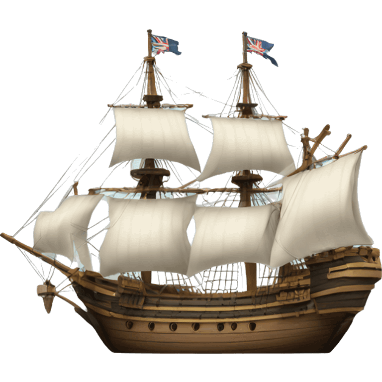 Mayflower ship emoji