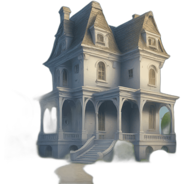 ghost mansion emoji