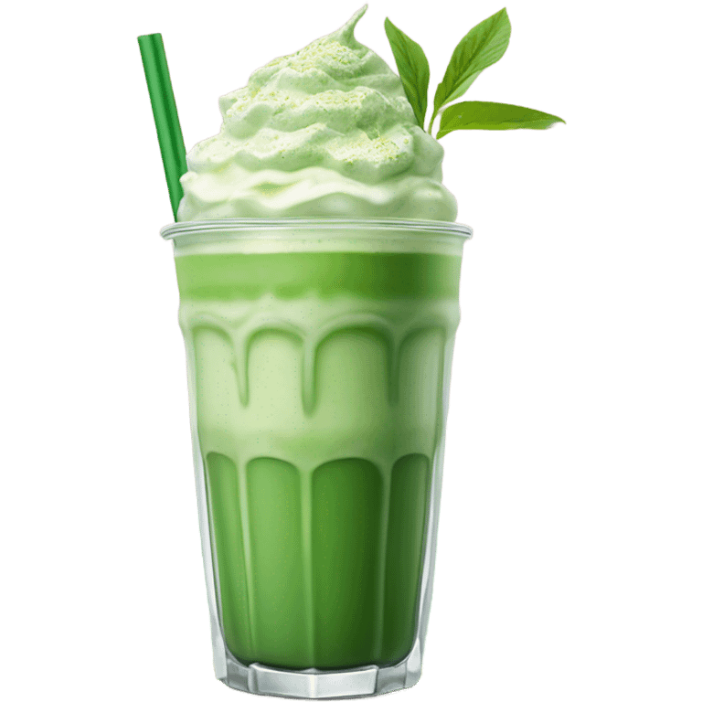 ice matcha latte emoji