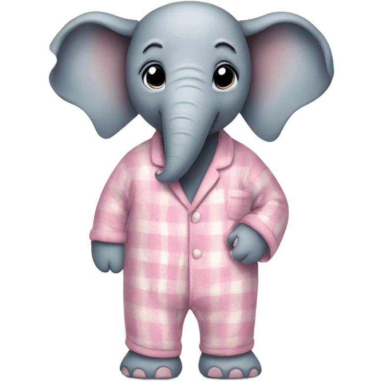 Elephant in pajamas  emoji