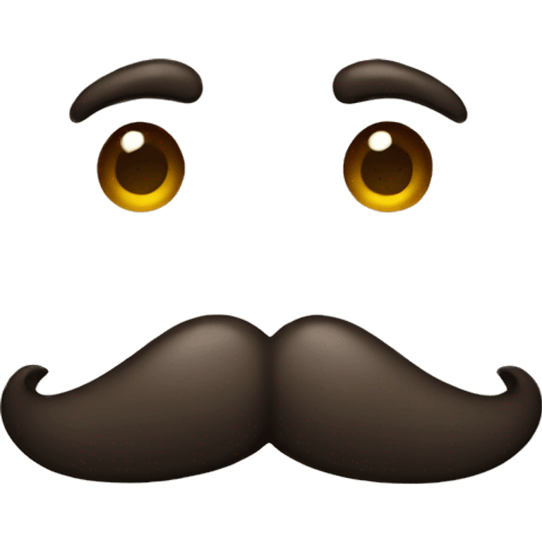 Mustache emoji emoji