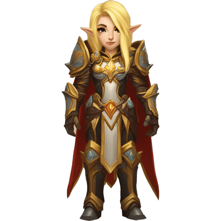 World of warcraft blood elf paladin emoji