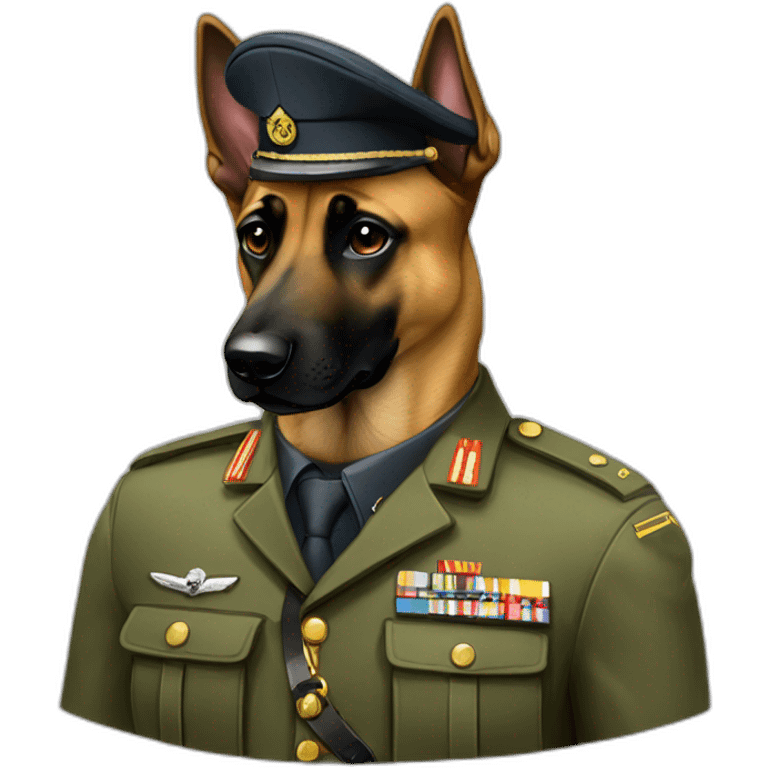 Malinoi militaire  emoji