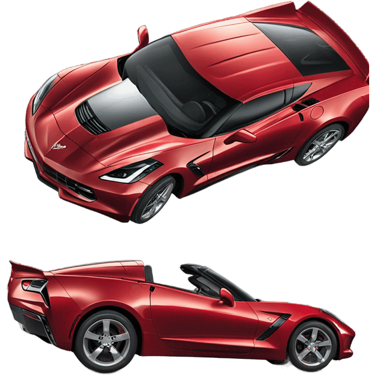 Red corvette  emoji