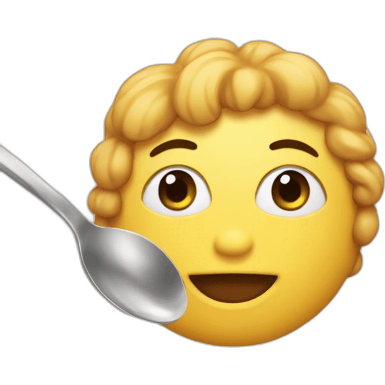 Coock with a spoon emoji