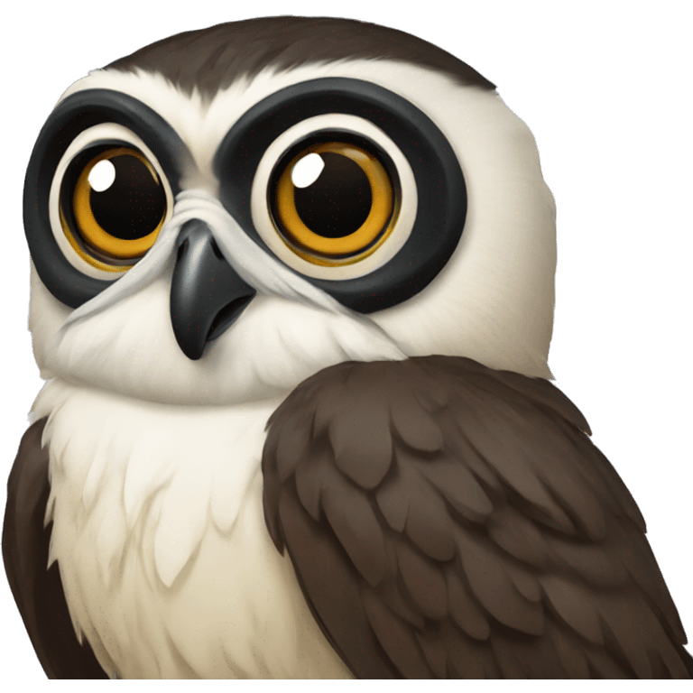 Spectacled owl emoji