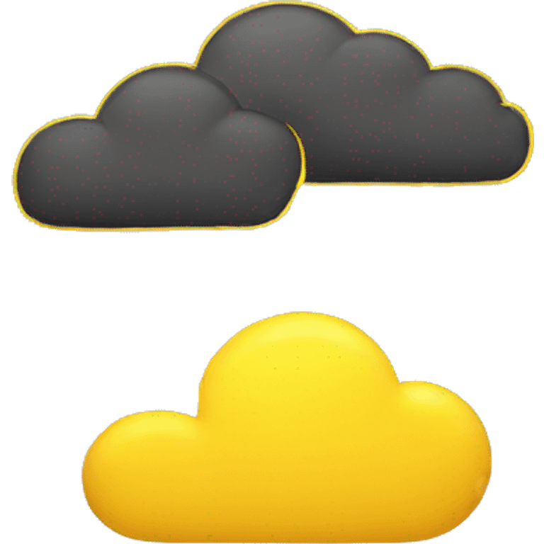 yellow cloud emoji