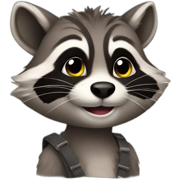 gay racoons emoji