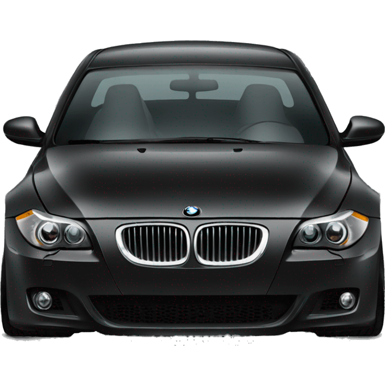 black bmw e60 emoji