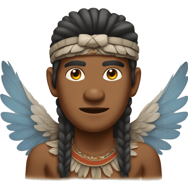 Fahmi tribe man with wings emoji