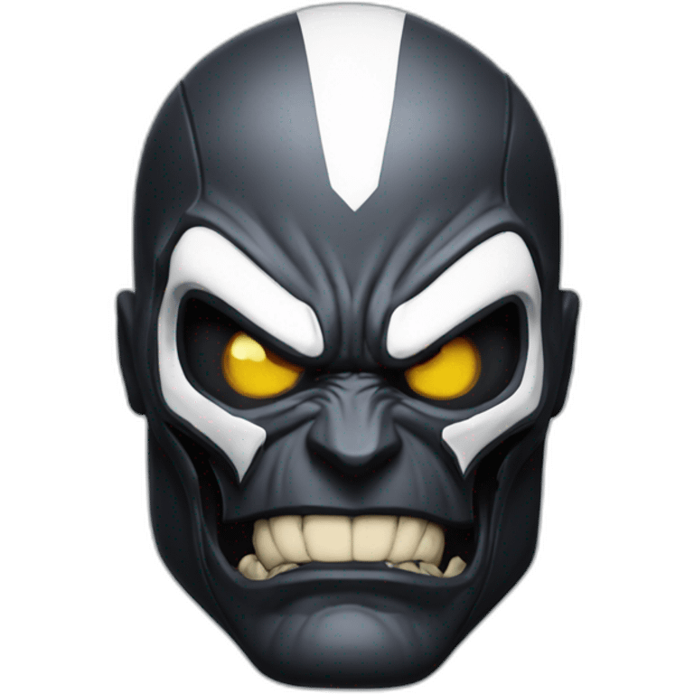 The head of the Marvel's character Venom emoji