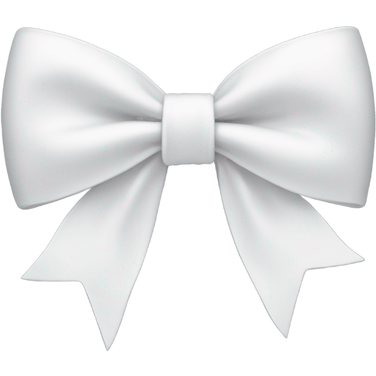 White bow emoji