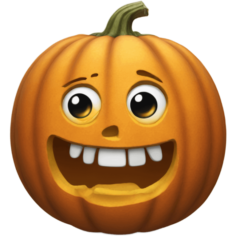 Real pumpkin emoji