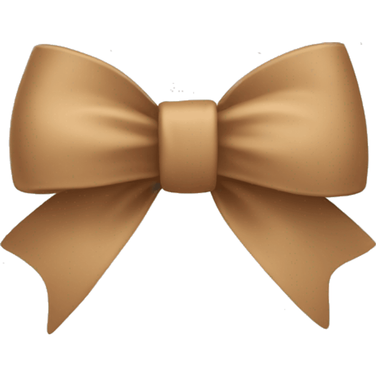 Light Brown bow  emoji