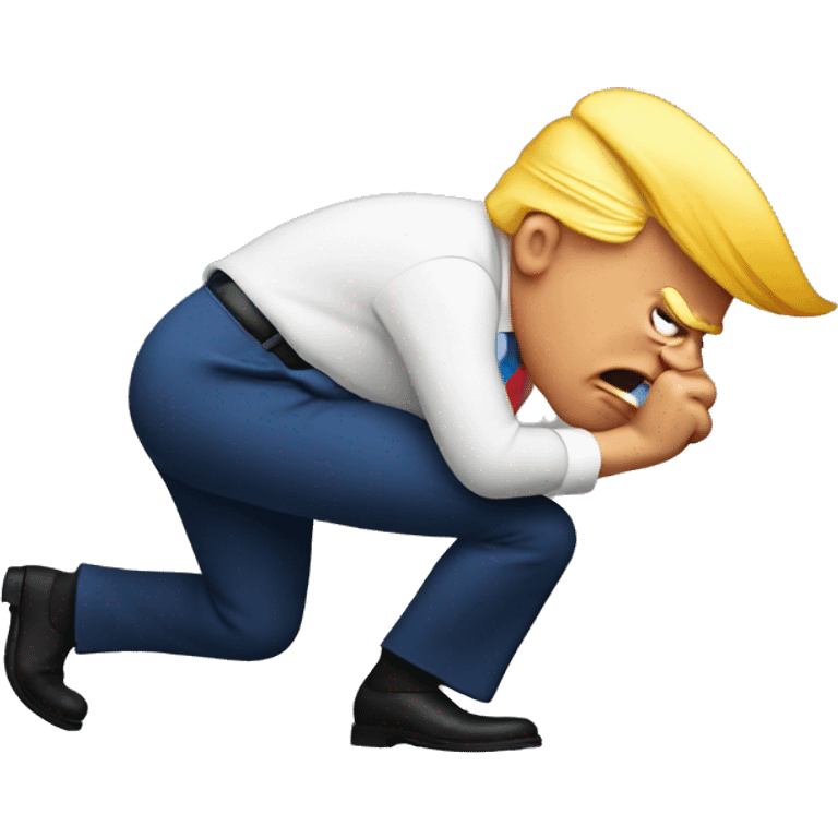 Trump farting  emoji