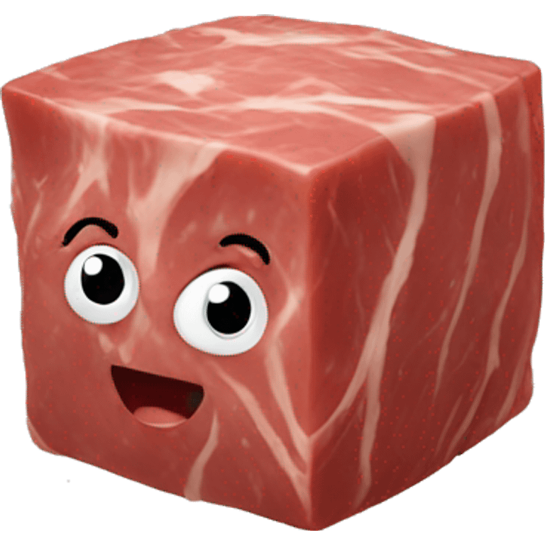 meat cube emoji