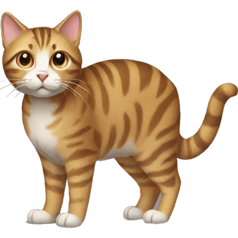 Tabby Cat Full Body emoji