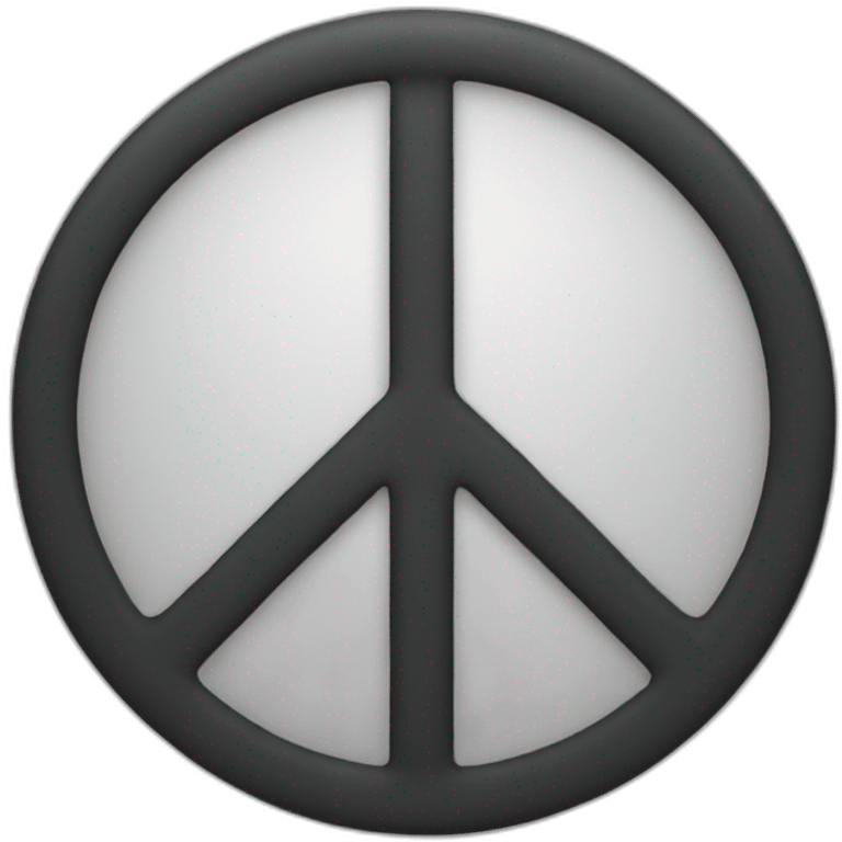 One peace emoji