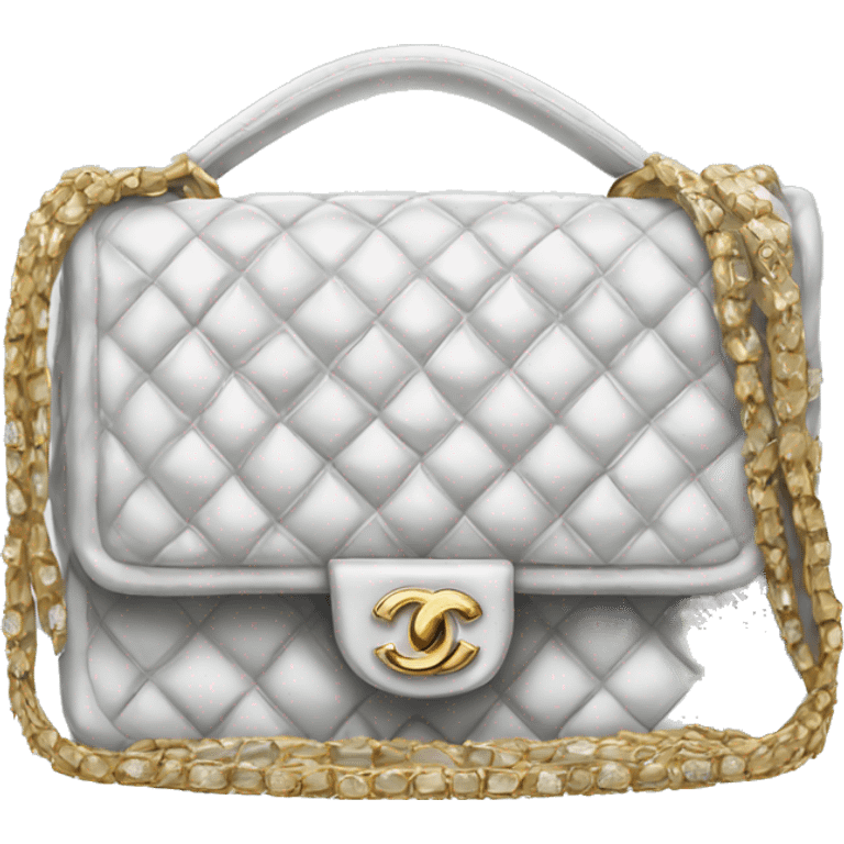 Diamond Chanel bag  emoji