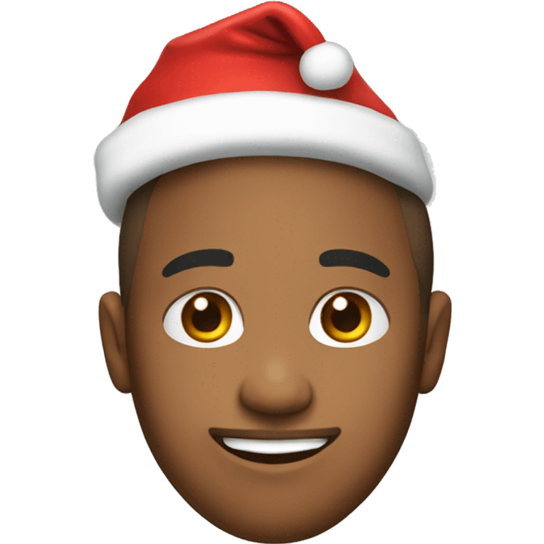 Me with Santa hat  emoji