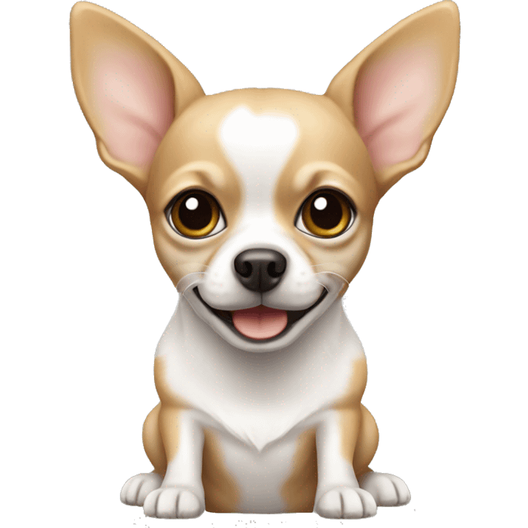 Dog chihuahua white emoji