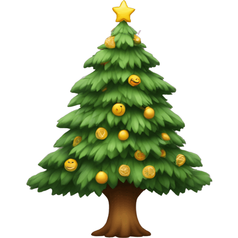 New Year tree emoji