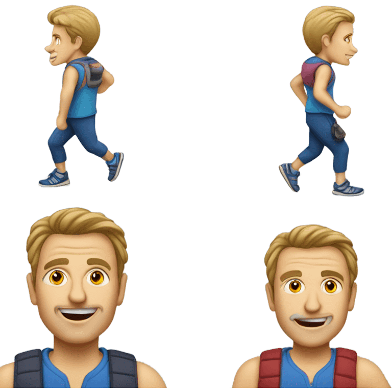 Robert Bartholot, joggen durch die Stadt emoji