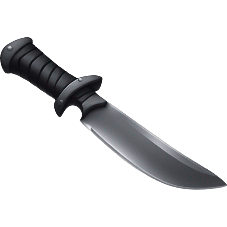 Knife with batwings emoji