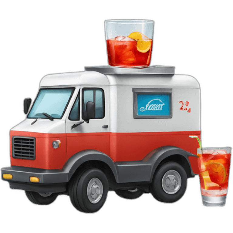 Negroni on a zamboni emoji