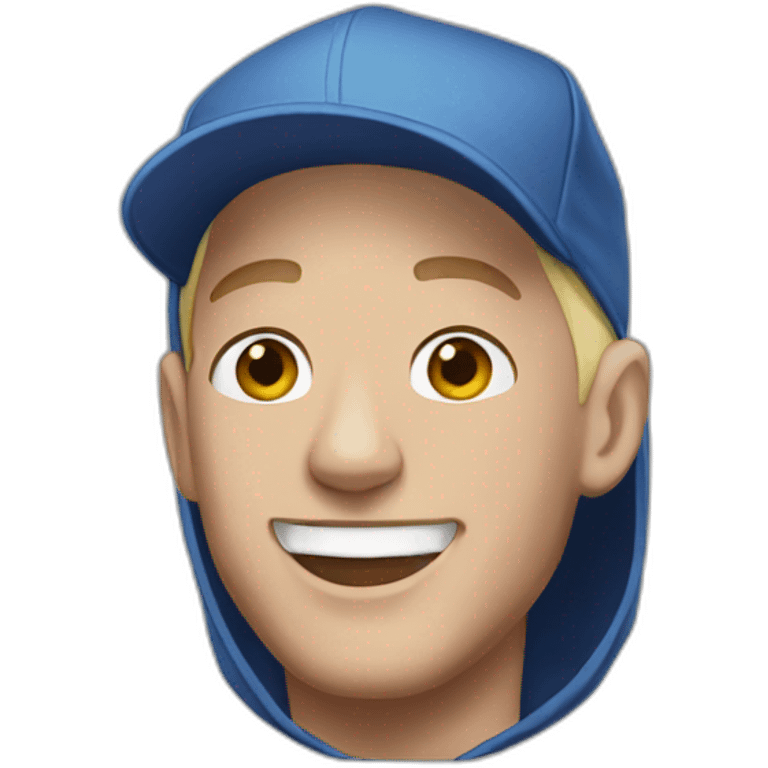 eminem smiling emoji