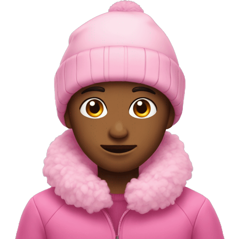 pink winter emoji