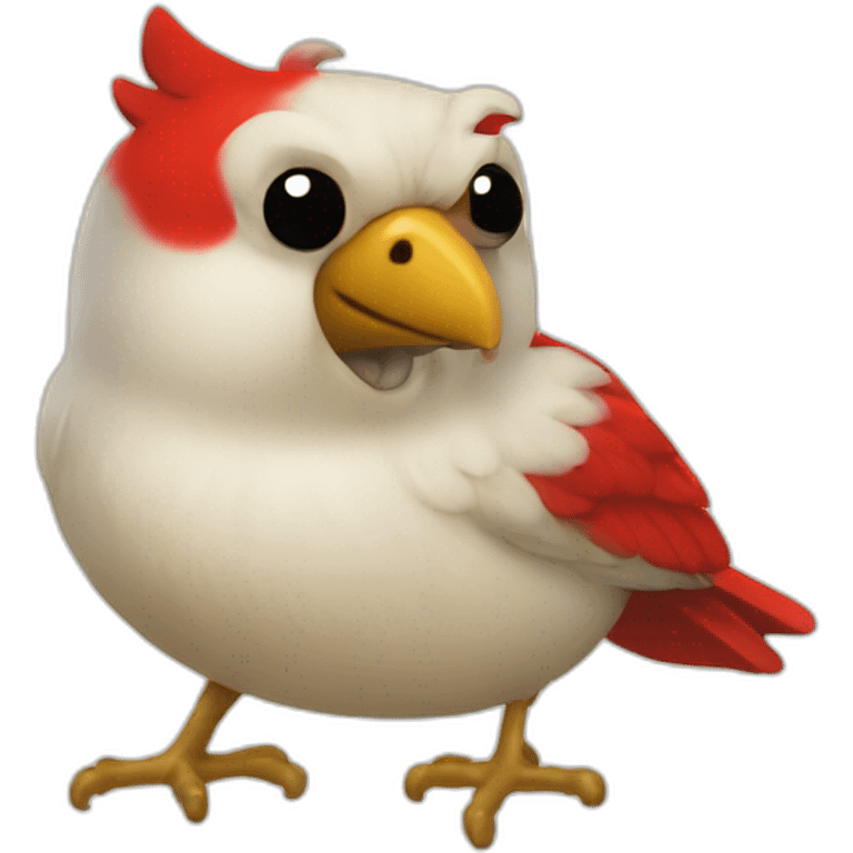 Cardenal con birrete emoji