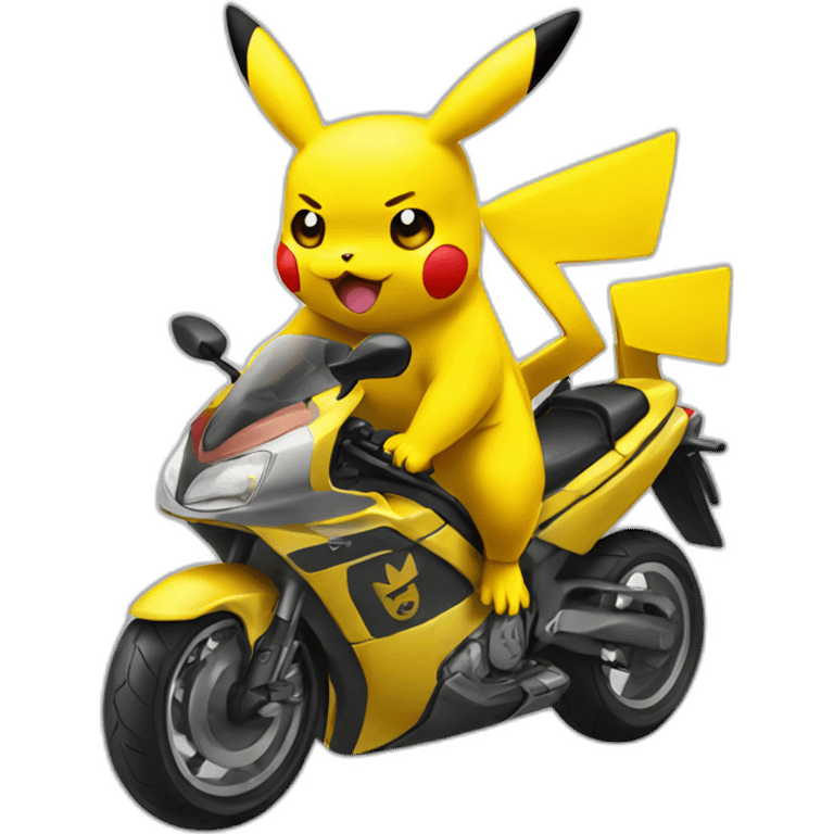 Pikachu moto emoji