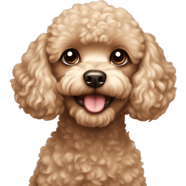 Toy poodle emoji