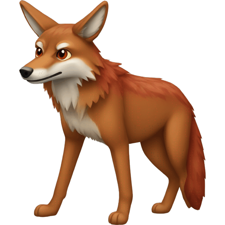 Red Coyote  emoji