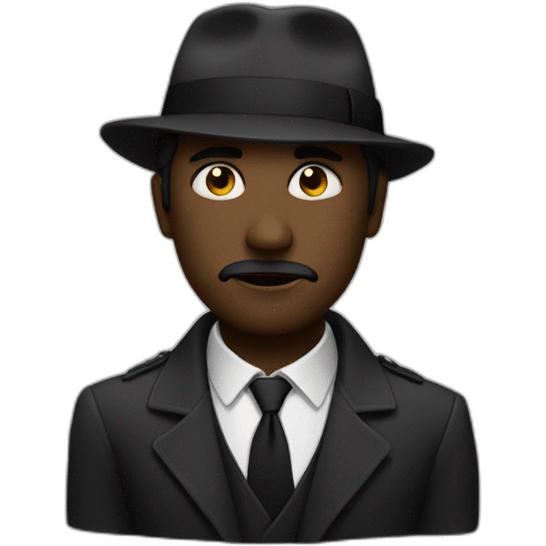 Noir qui pleure emoji