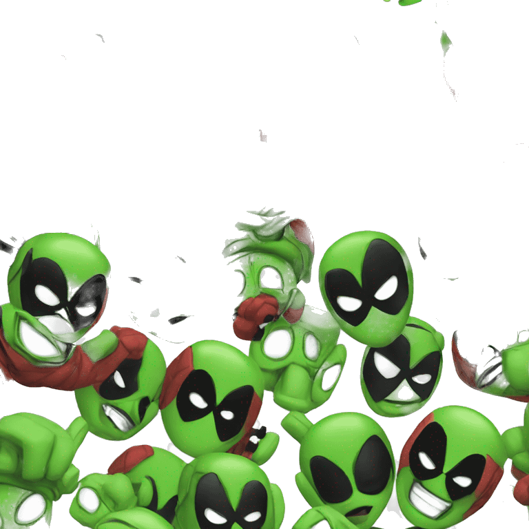 Deadpool green emoji