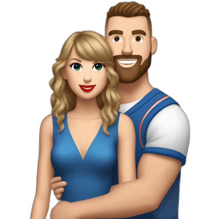 Taylor swift and travis kelce emoji