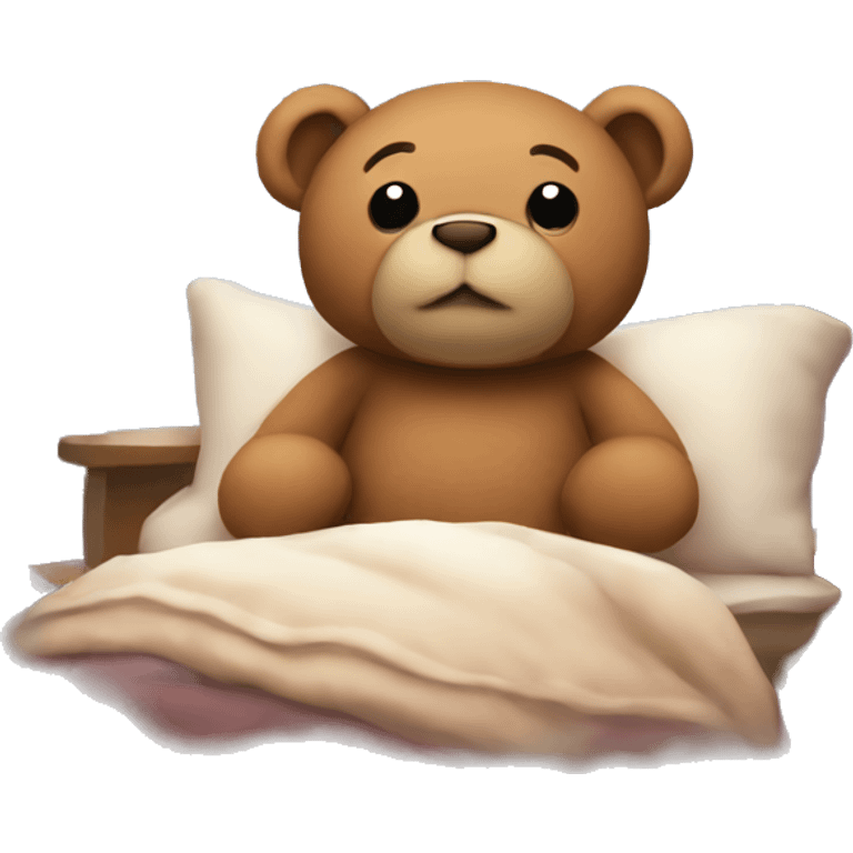 cozy teddy emoji