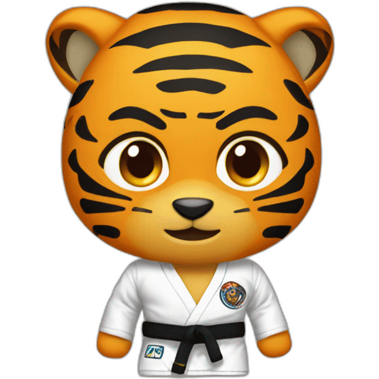 Jiu-jitsu Fighter Tiger emoji