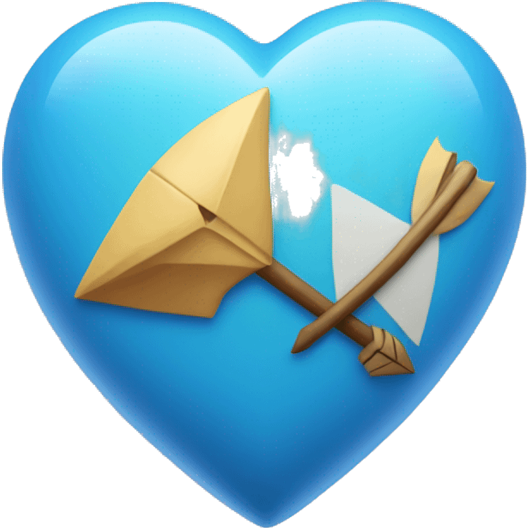 blue heart with arrow through it 💘 emoji